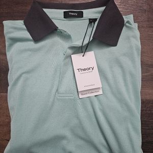 Men's theory celadon polo